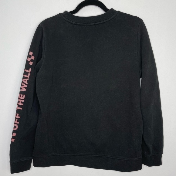 VANS graphic black logo crewneck sweatshirt - Picture 9 of 10